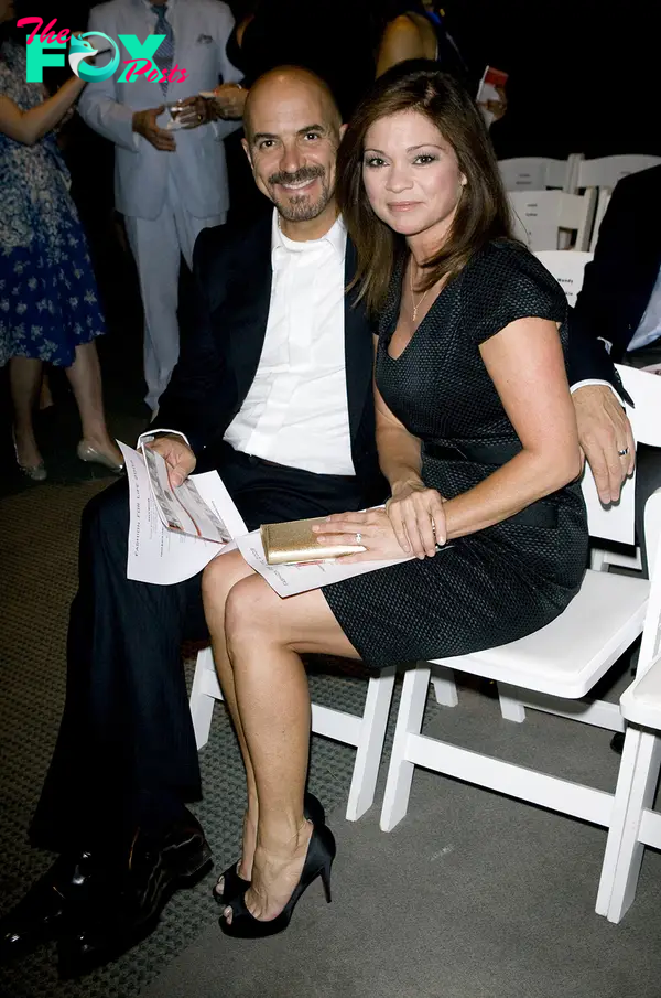 Tom Vitale and actress Valerie Bertinelli attend Fashion For Life 2009.