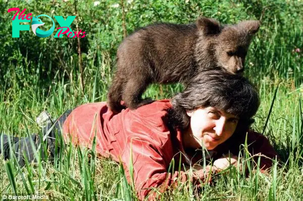 Grin and bear it: Velga Vitola said Ilzite the bear is part of her family