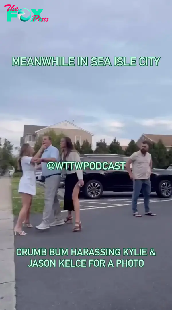 kylie kelce in a screaming fight with a woman