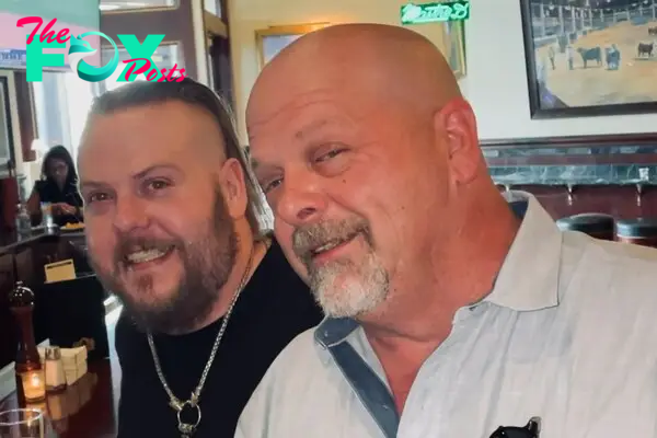 Rick Harrison and his son Adam