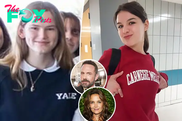 Ben Affleck, Katie Holmes and their daughters