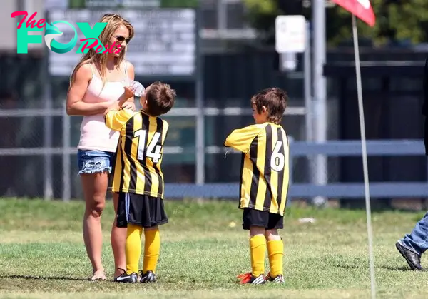 Britney Spears with her son Sean
