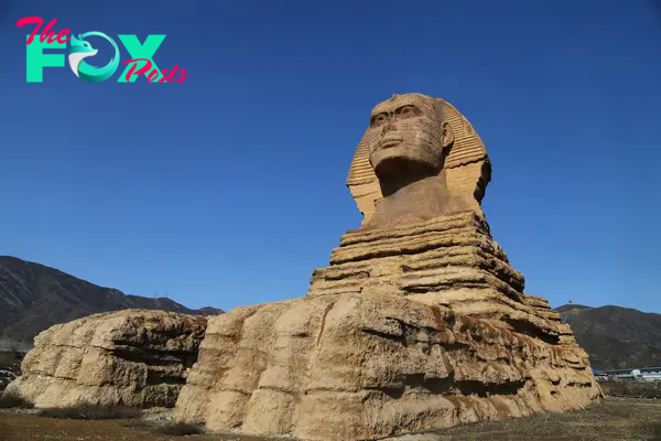  The Great Sphinx of Giza is one of Egypt's most famous monuments