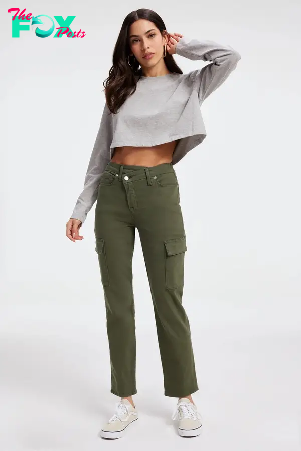 Crossover top cargo pants