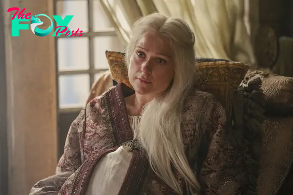 Sian Brooke as Aemma Arryn in 'House of the Dragon' Season 1, Episode 1.