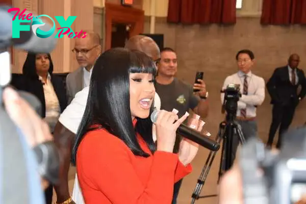 Cardi B visits her old Bronx middle school, donates $100K