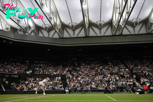 Centre Court is one of the six at Wimbledon which have Hawk-Eye technology in use. 