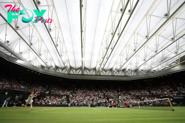 When the weather conditions require it, the roof is closed on Center and No.1 court at Wimbledon, but what happens if the ball hits it?