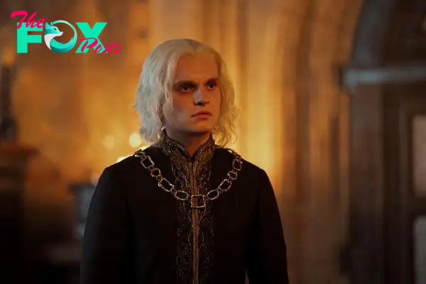 Tom Glynn-Carney as Aegon II Targaryen in 'House of the Dragon' Season 2.