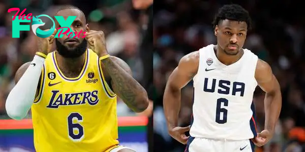 Bronny James made his Lakers debut in the California Classic, while LeBron is getting ready to represent the United States at the 2024 Olympics.