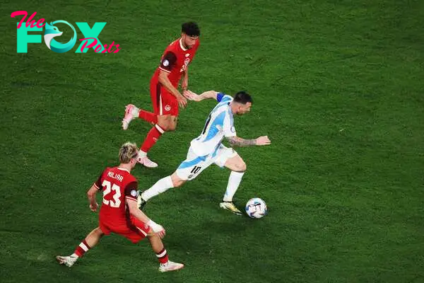 Lionel Messi scored his first goal of the tournament in the semi-final win over Canada.