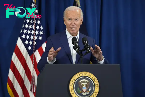 President Joe Biden speaks, July 13, 2024, in Rehoboth Beach, Del., addressing news that gunshots rang out at Republican presidential candidate former President Donald Trump's Pennsylvania campaign rally.