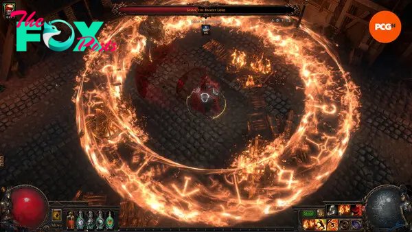 Path of Exile 3.25 Settlers of Kalguur league - Fighting Sasan, the Bandit Lord.
