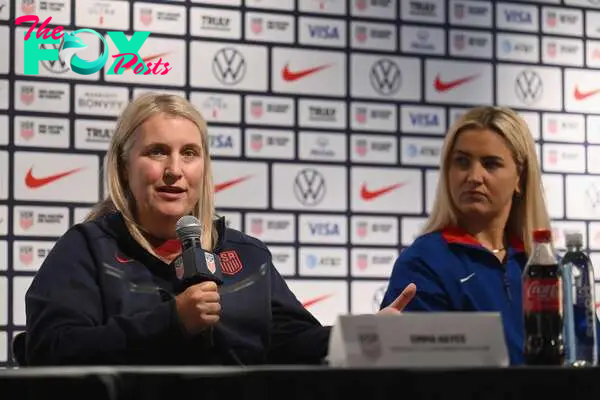 Lindsey Horan and head coach Emma Hayes spoke to the press ahead of the Olympics.