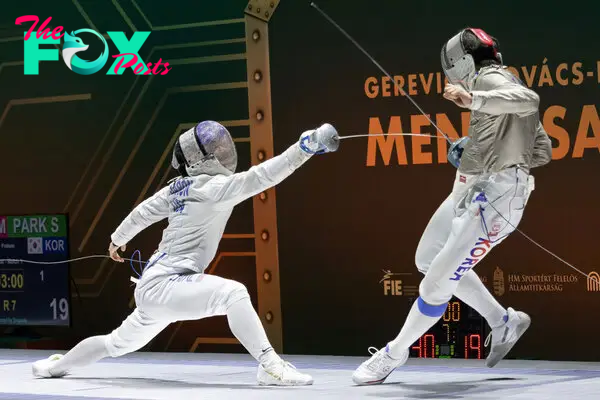 HUNGARY-BUDAPEST-FENCING-MEN'S SABRE WORLD CUP-TEAM FINAL