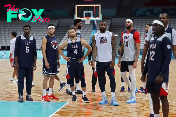 Projected starting five for Team USA