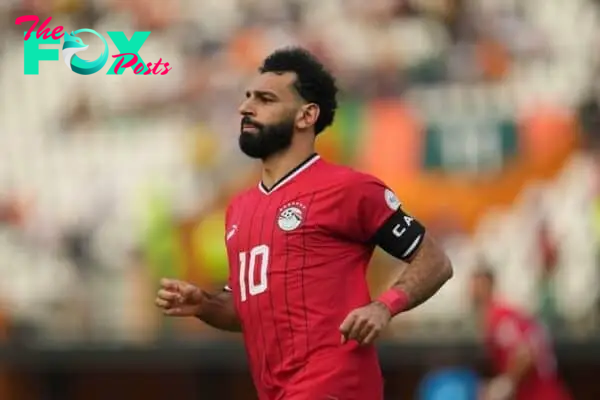 2WCADMB January 14 2024: Mohamed Salah Salah Mahrous Ghaly (Egypt) looks on during a African Cup of Nations Group B game, Egypt vs Mozambique, at Stade Felix Houphouet-Boigny, Abidjan, Ivory Coast. Kim Price/CSM (Credit Image: © Kim Price/Cal Sport Media) (Cal Sport Media via AP Images)