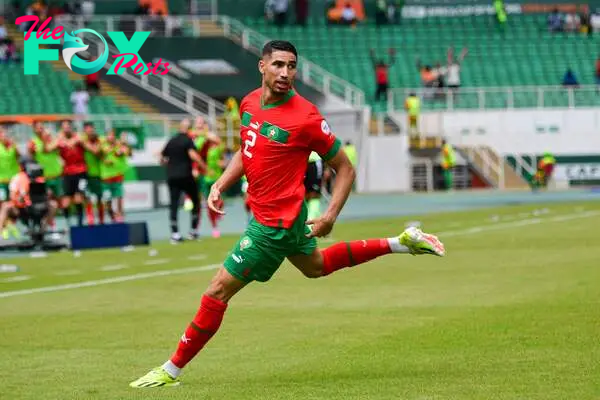 Morocco's defender Achraf Hakimi.