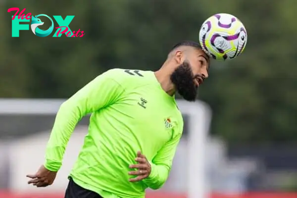 PITTSBURGH - Thursday, July 25, 2024: Real Betis Balompié's captain Nabil Fekir during a training session at the UPMC Rooney Sports Complex ahead of a pre-season friendly match against Liverpool FC. (Photo by David Rawcliffe/Propaganda)