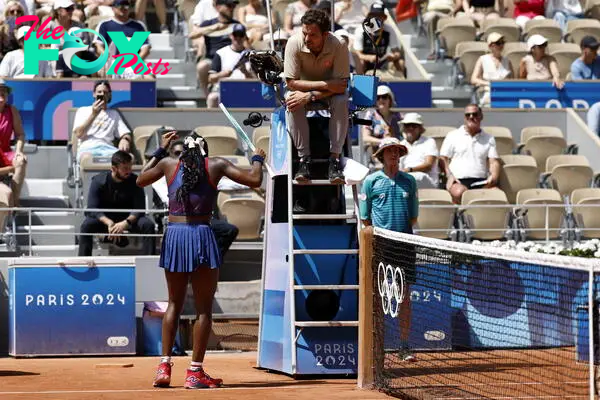 Coco Gauff is eliminated from Paris 2024 and rails against the judges