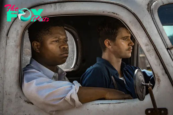 Jason Mitchell and Garrett Hedlund in Mudbound