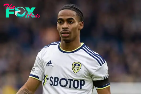 LEEDS, ENGLAND - Sunday, February 12, 2023: Leeds United's Crysencio Summerville during the FA Premier League match between Leeds United FC and Manchester United FC at Elland Road. (Pic by David Rawcliffe/Propaganda)