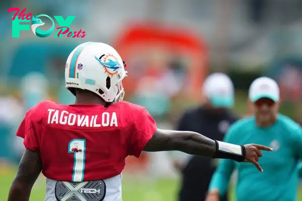 The Miami Dolphins quarterback went on “The Dan LeBetard Show” and lavished praise on his current head coach while throwing shade at Brian Flores.