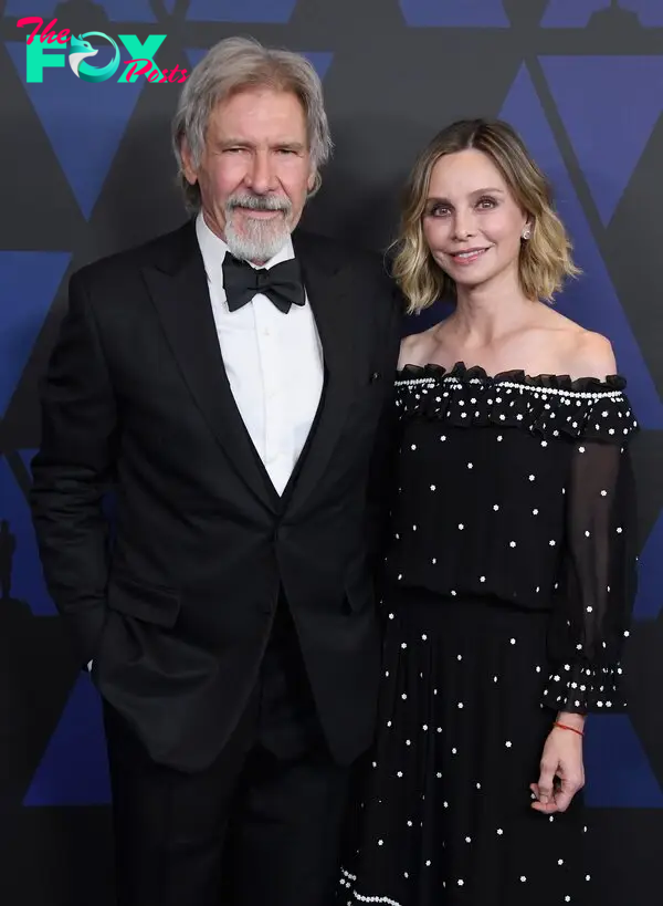 Harrison Ford and Calista Flockhart at the Academy of Motion Picture Arts and Sciences' 10th annual Governors Awards on November 18, 2018, in Hollywood, California | Source: Getty Images