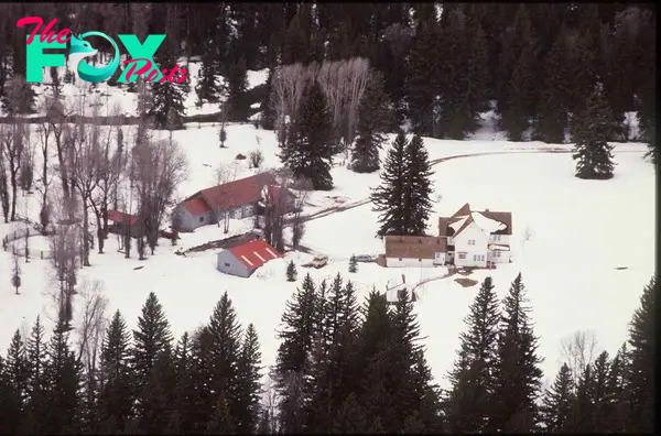 An undated aerial view of Harrison Ford's ranch in the Wyoming Valley outside Jackson Hole | Source: Getty Images