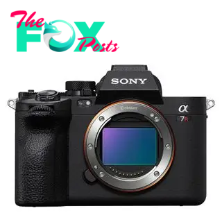 Sony A7R V on a white background