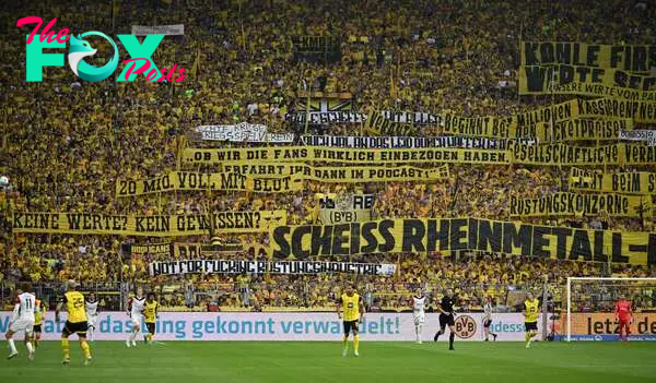 Borussia Dortmund and Eintracht Frankfurt in Dortmund