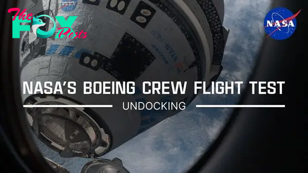 NASAâ€™s Boeing Crew Flight Test Undocking - YouTube