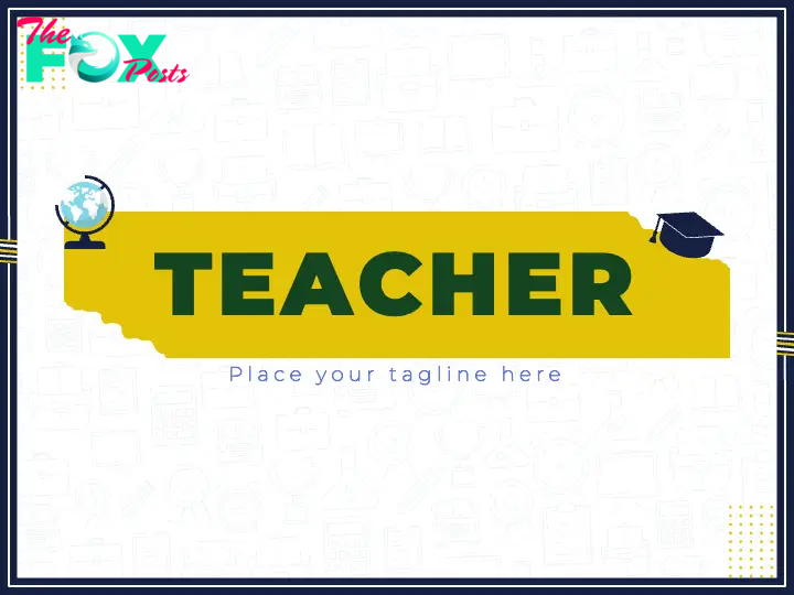 About Teacher PPT Theme