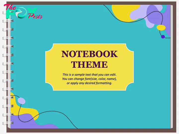 Notebook PPT Theme