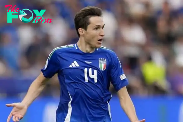 Italy's Federico Chiesa during the UEFA Euro 2024 round of 16 match at the Olympiastadion in Berlin, Germany. Picture date: Saturday June 29, 2024.