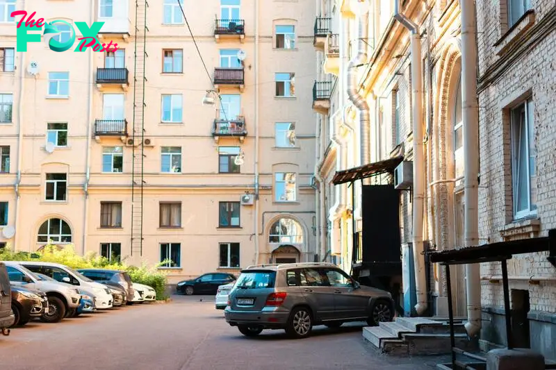 A parking lot of an apartment complex | Source: Pexels