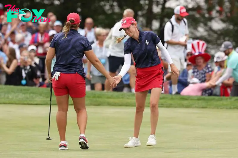 Team USA have put themselves in a fine position on day one of the 2024 Solheim Cup.