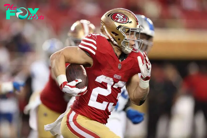 49ers wide receiver Christian McCaffrey is set for a spell on the sidelines after being placed on the IR list.