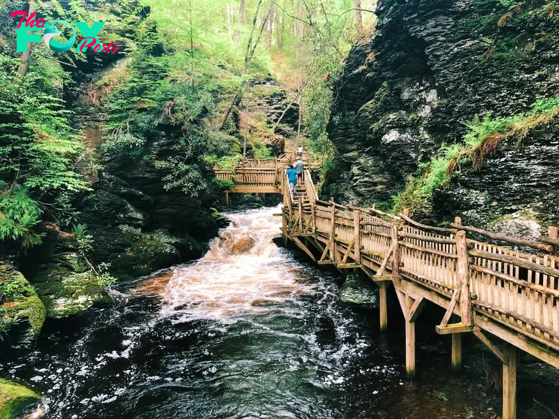 Bushkill Falls canyon