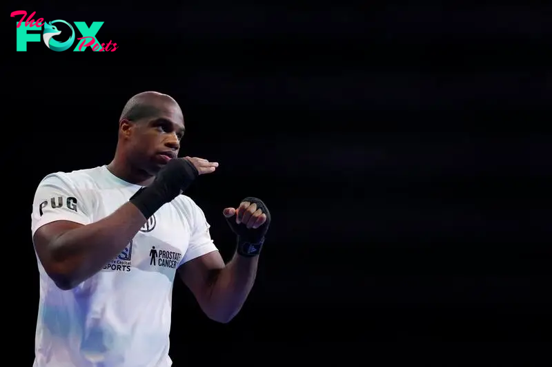 Boxing - Daniel Dubois & Anthony Joshua - Media Workouts - Wembley Arena, London, Britain - September 18, 2024 Daniel Dubois during the media workout Action Images via Reuters/Andrew Couldridge