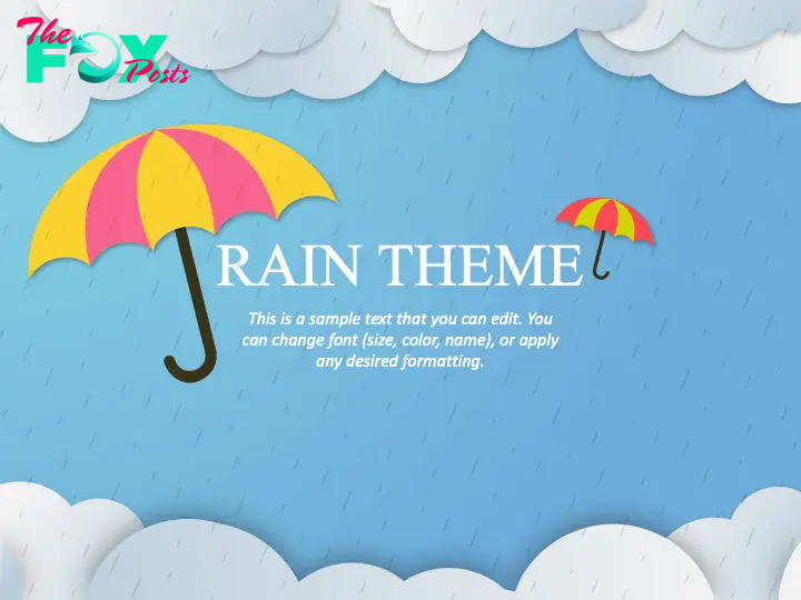 Rain PPT Theme