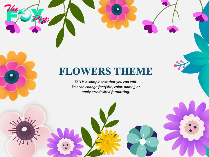 Flowers PPT Theme