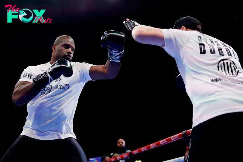 Boxing - Daniel Dubois & Anthony Joshua - Media Workouts - Wembley Arena, London, Britain - September 18, 2024 Daniel Dubois during the media workout Action Images via Reuters/Andrew Couldridge