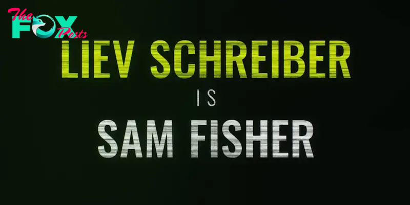 Liev Schreiber is Sam Fisher