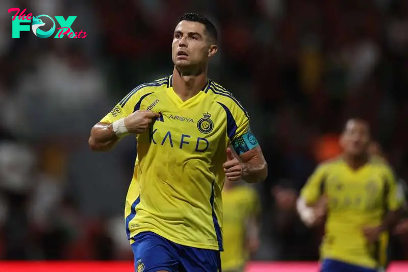 Cristiano Ronaldo celebra su gol ante Al Ettifaq.