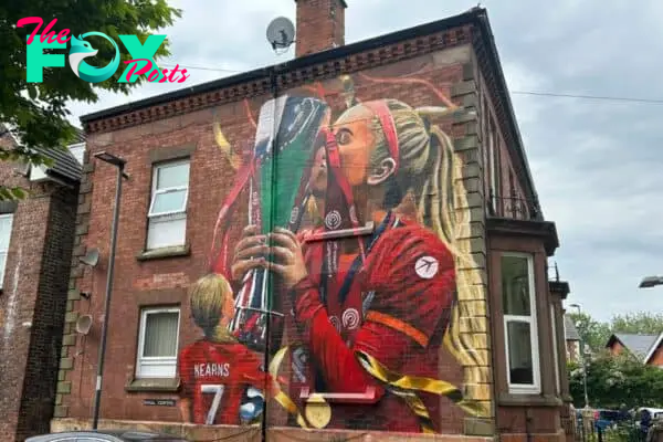 Missy Bo Kearns mural, Tancred Road, Anfield - May 18, 2023