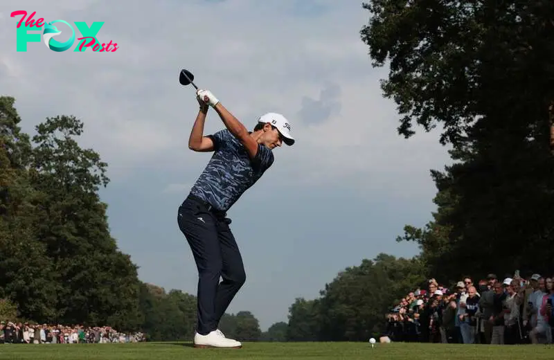 Golf - European Tour - BMW PGA Championship - Wentworth Club, Virginia Water, Britain - September 21, 2024 Italy's Matteo Manassero in action during the third round Action Images via Reuters/Paul Childs