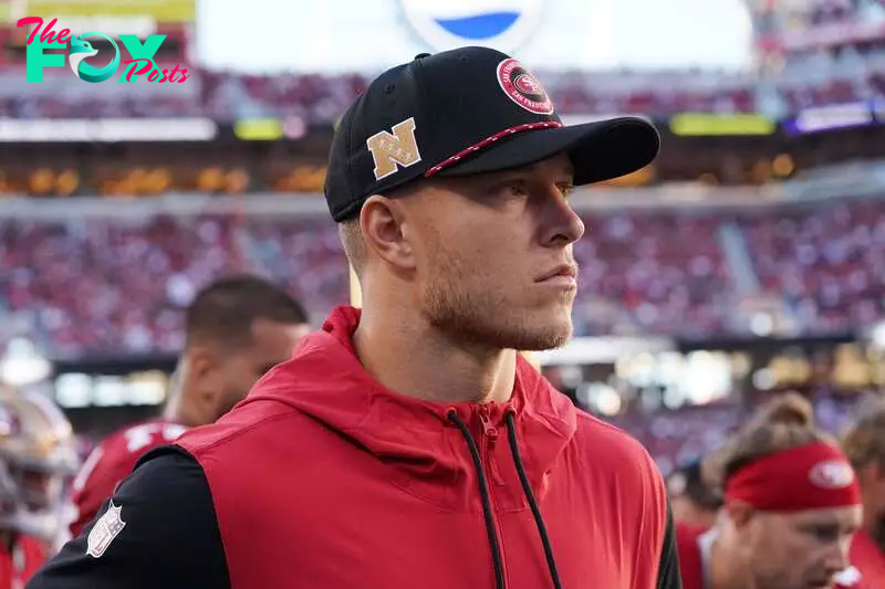 Christian McCaffrey has been absent for the San Francisco 49ers so far this season, having been hit by Achilles tendinitis.