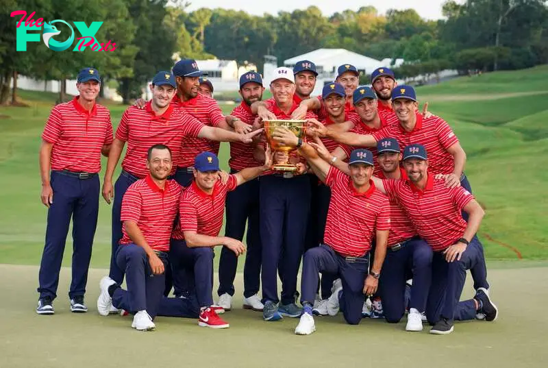 Jim Furyk captains Team USA against Mike Weir’s International team at Royal Montreal Golf Club in Canada.