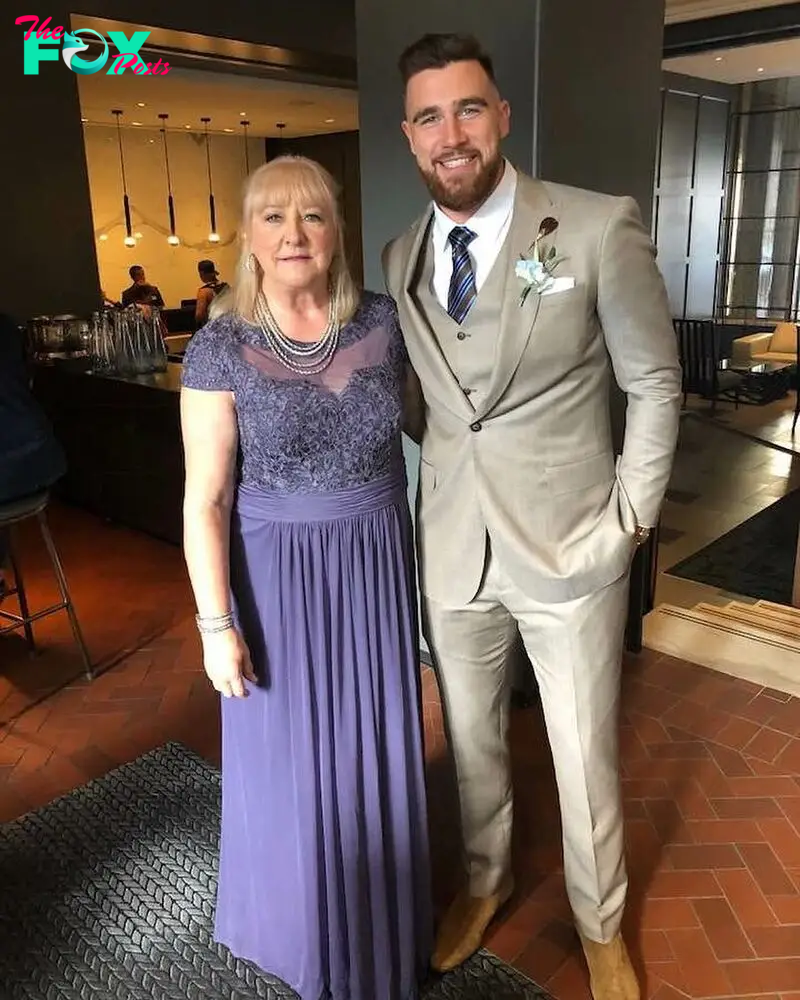 Donna Kelce and Travis Kelce